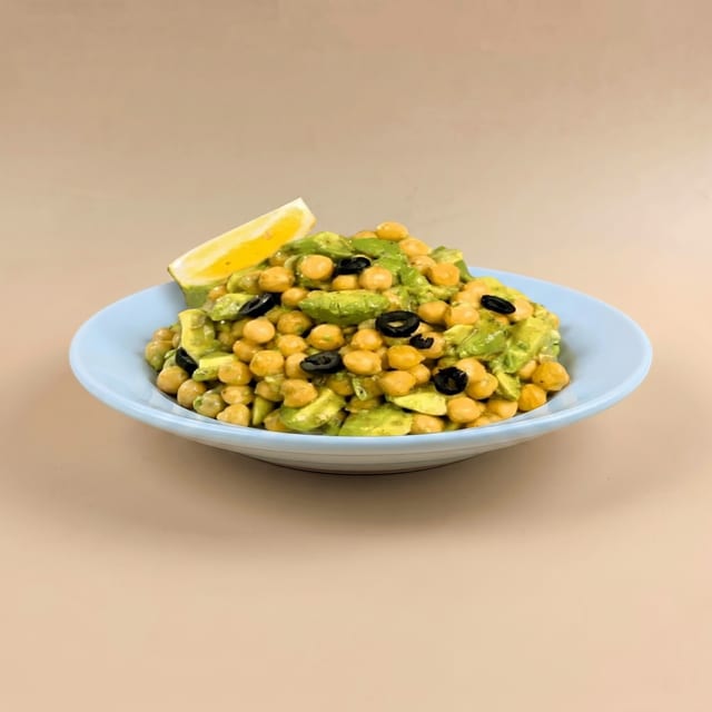 Avocado & Garbanzo Salad.