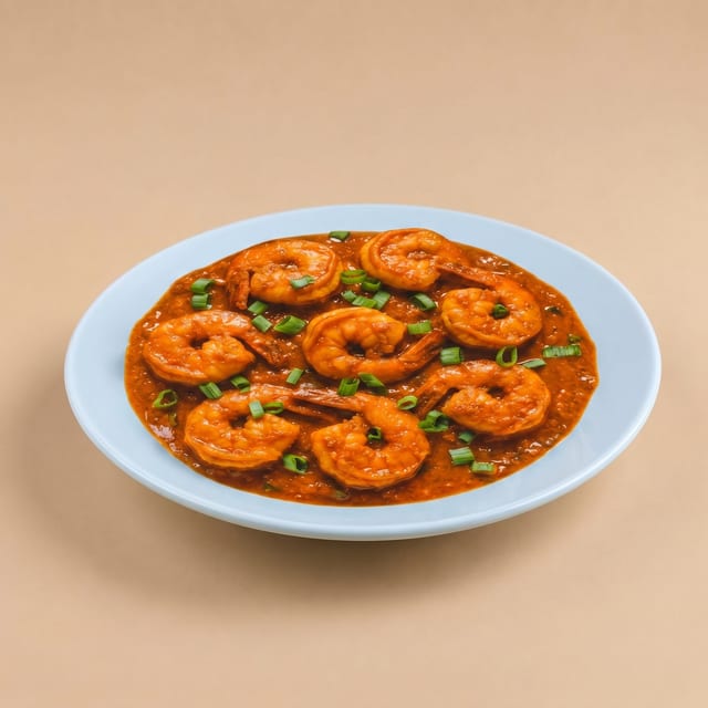 Shrimp Vindaloo.