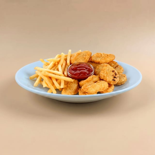 Chicken Tenders with Fries.