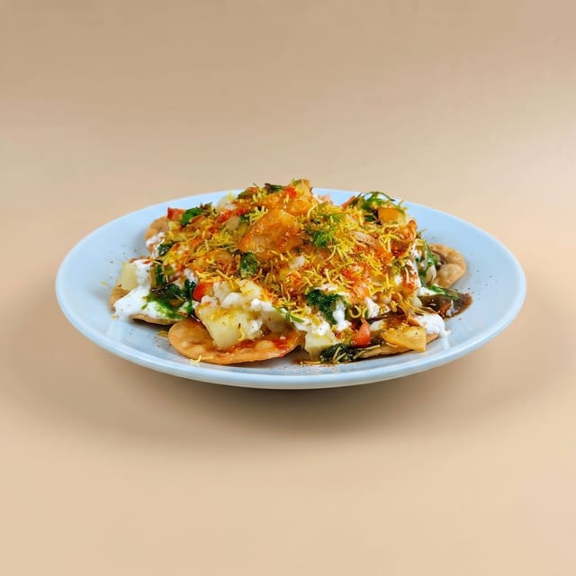 Alu Papdi Chaat.
