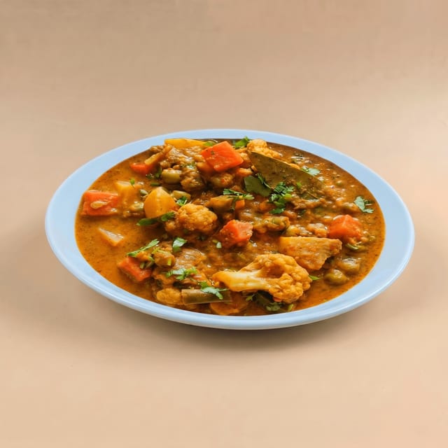 Fresh Vegetables Curry.