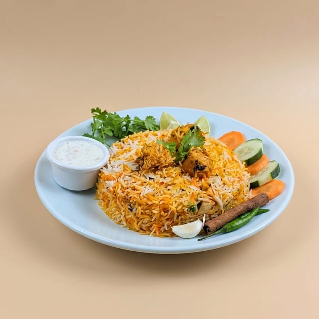 Goat Biryani.