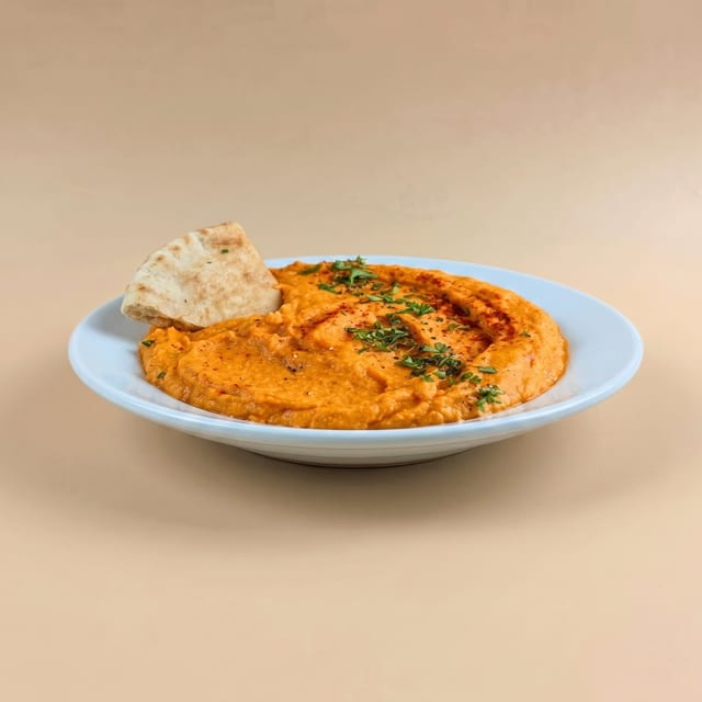 Hummus with Naan.