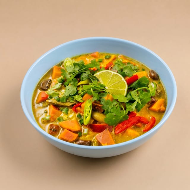 Coconut Vegetable Curry.